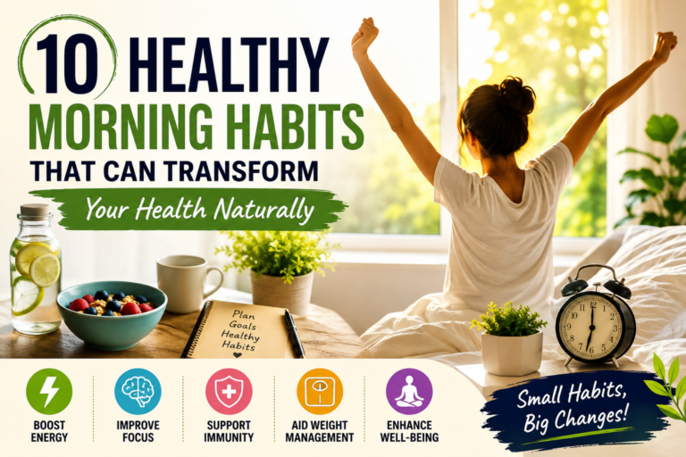 Healthy morning habits for transformation