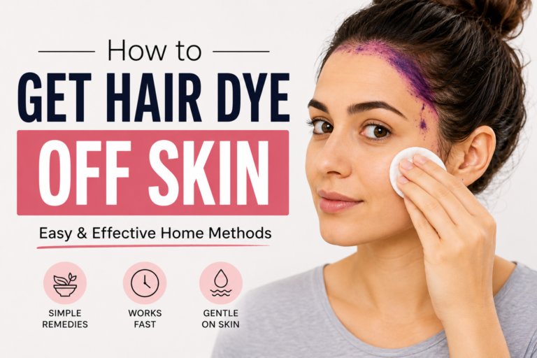 How to Get Hair Dye Off Skin