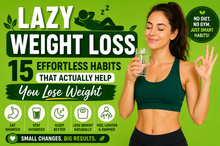 Lazy Weight Loss / 1minutehealthfix