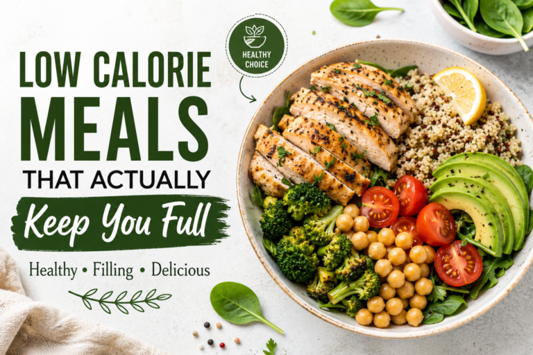 Low Calorie Meals That Actually Keep You Full