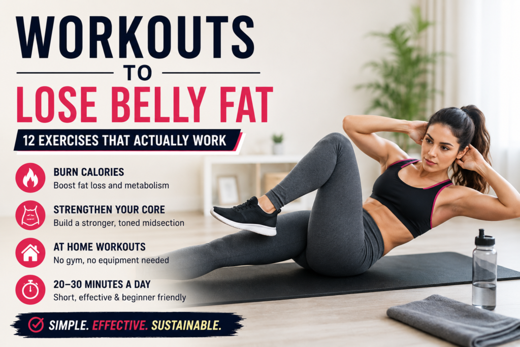 Home workouts to lose belly fat