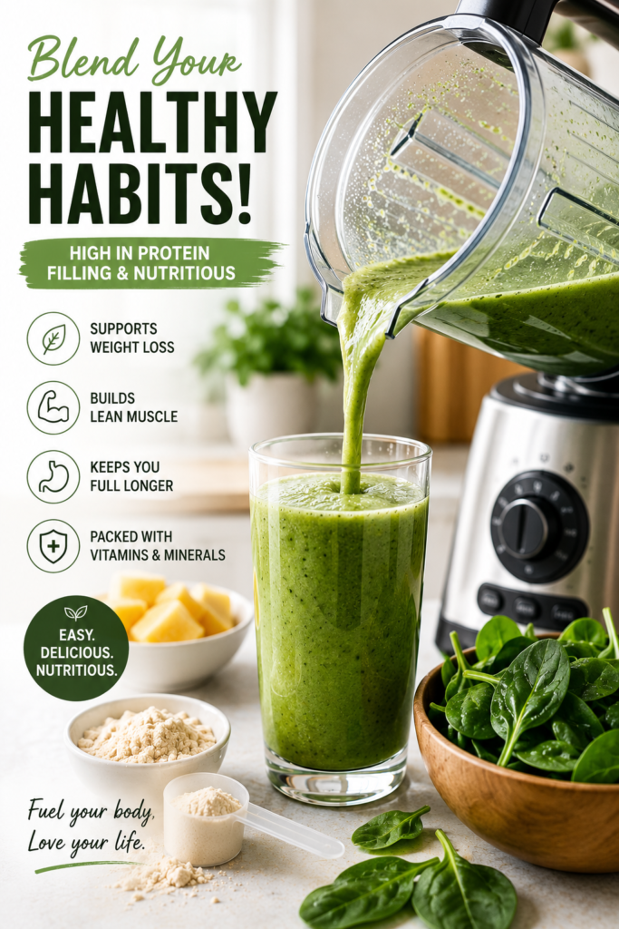 'green protein smoothie for weight loss'